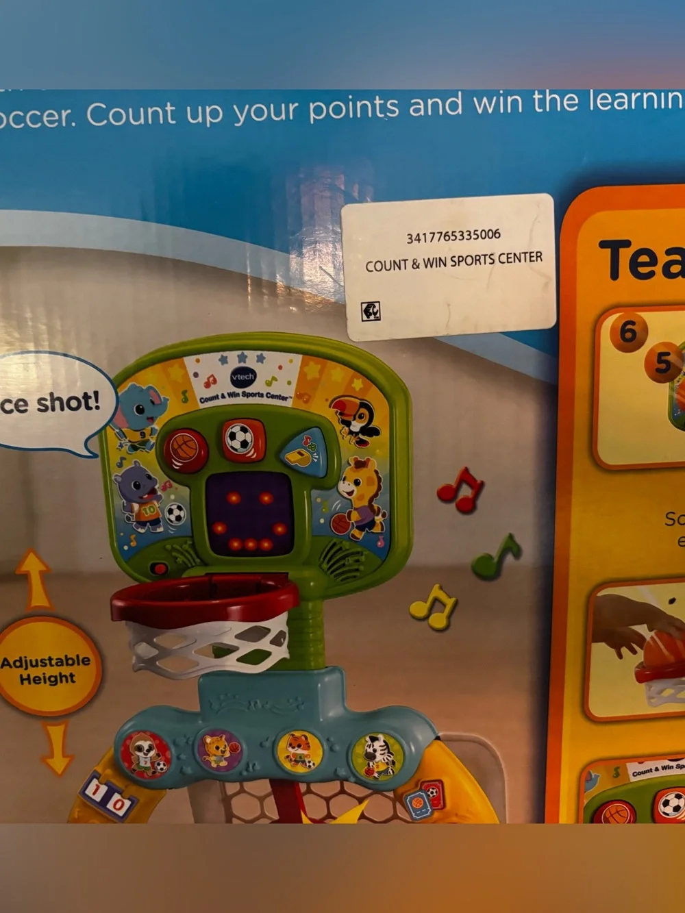 Vtech Kids Sports Activity Center - Count & Win Sports Center New in Box